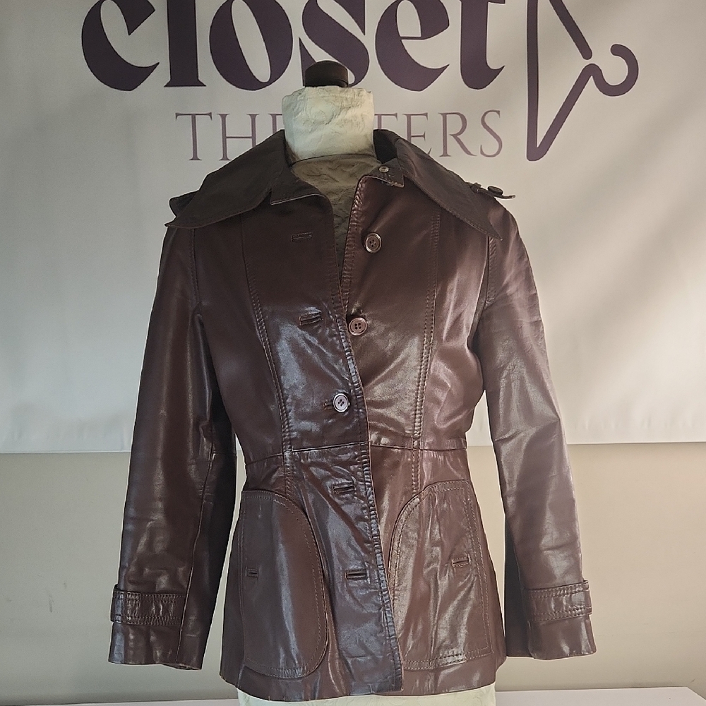 Women's Brown Leather Jacket